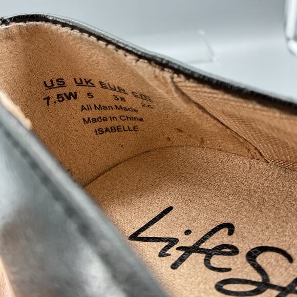 NEW Lifestride Women’s Isabelle Slip on Loafers Black Size 7.5W - Picture 5 of 10